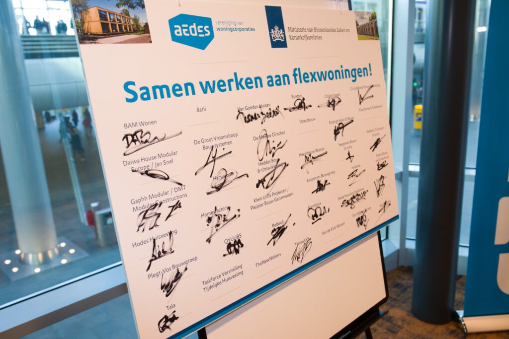 Samen werken aan flexibele woningen